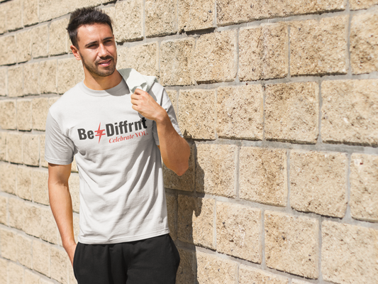 Be≠Diffrnt White Signature Tee