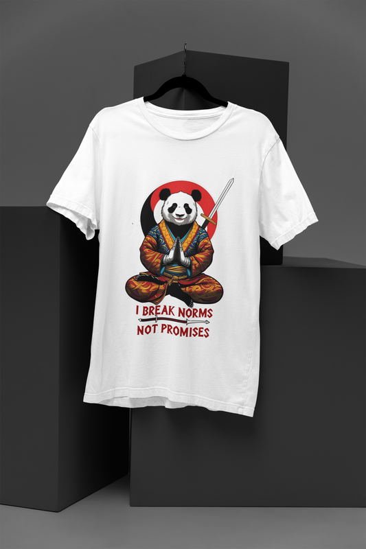 Speak your Soul collection – I Break Norms Panda Tee (Unisex Fit)