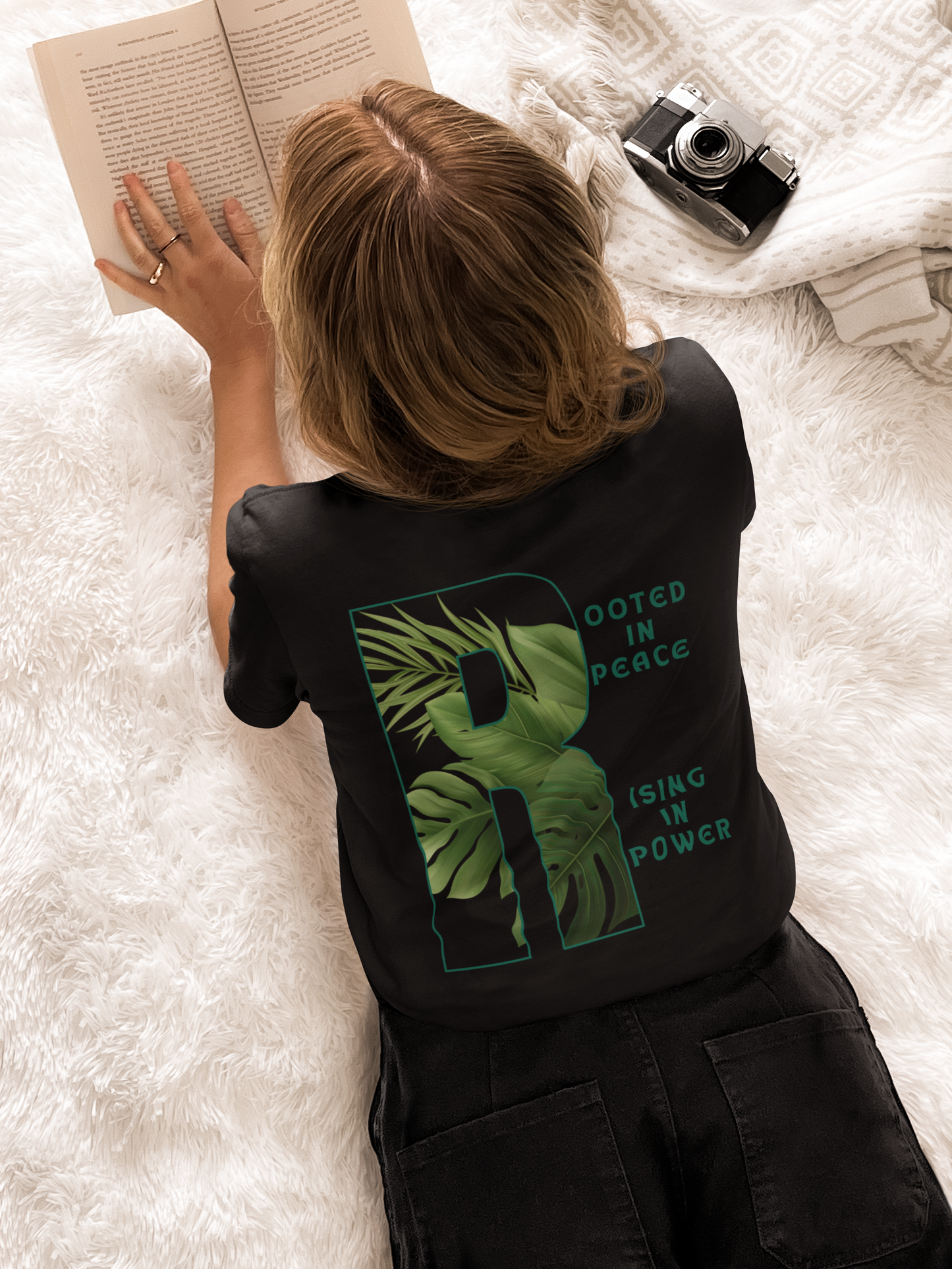 Speak your Soul collection – Rooted. Radiant. Relentless | Double-Sided Art Tee