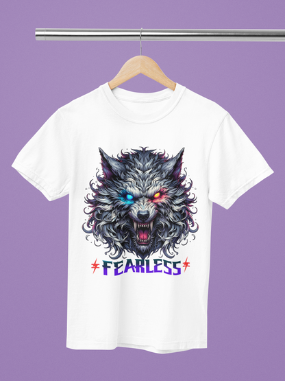 Be≠Diffrnt Fearless Wolf Signature Tee
