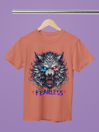 Be≠Diffrnt Fearless Wolf Signature Tee