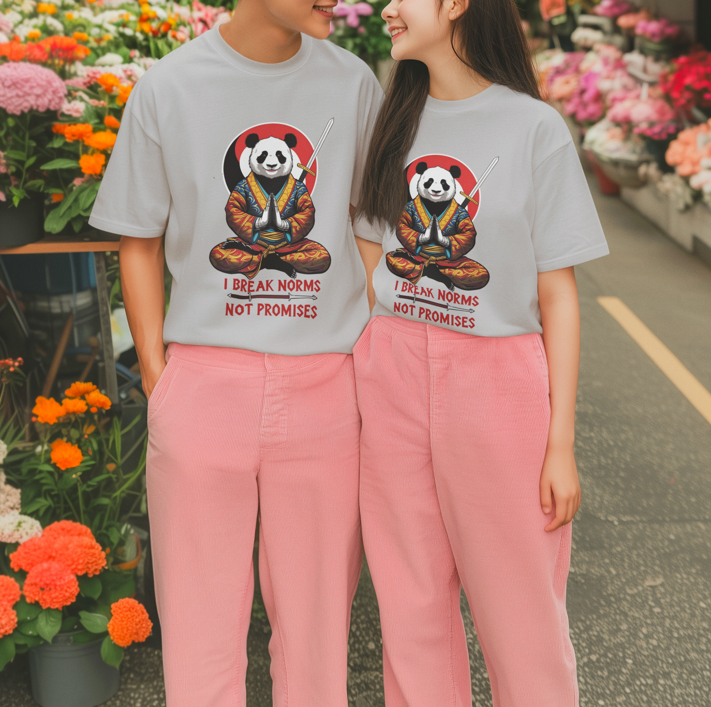 Speak your Soul collection – I Break Norms Panda Tee (Unisex Fit)