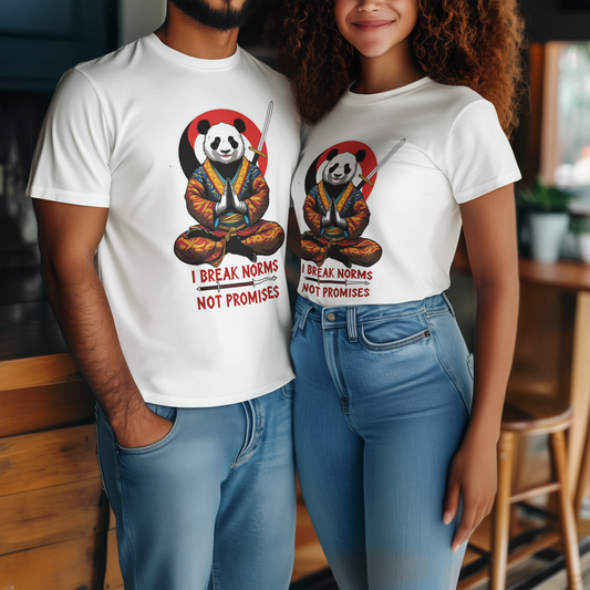 Speak your Soul collection – I Break Norms Panda Tee (Unisex Fit)